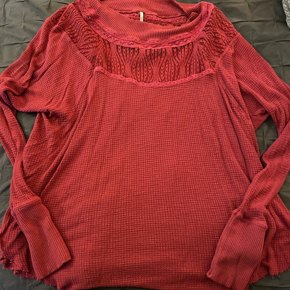 Free People long sleeved shirt